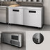 Thumbnail image #4 for Hoshizaki Steelheart Two-Section Undercounter Refrigerator, Reach-In, 60-Inch, 17.55 Cu. Ft.