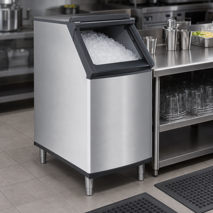 Product image #5 for Manitowoc 30 Inch Ice Bin with Side-Hinged Front-Opening Door, 365 lb Capacity