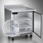 Thumbnail image #5 for Beverage Air WTR32AHC 32-Inch 7.2 Cu. Ft. One-Section Worktop Refrigerator with Solid Door