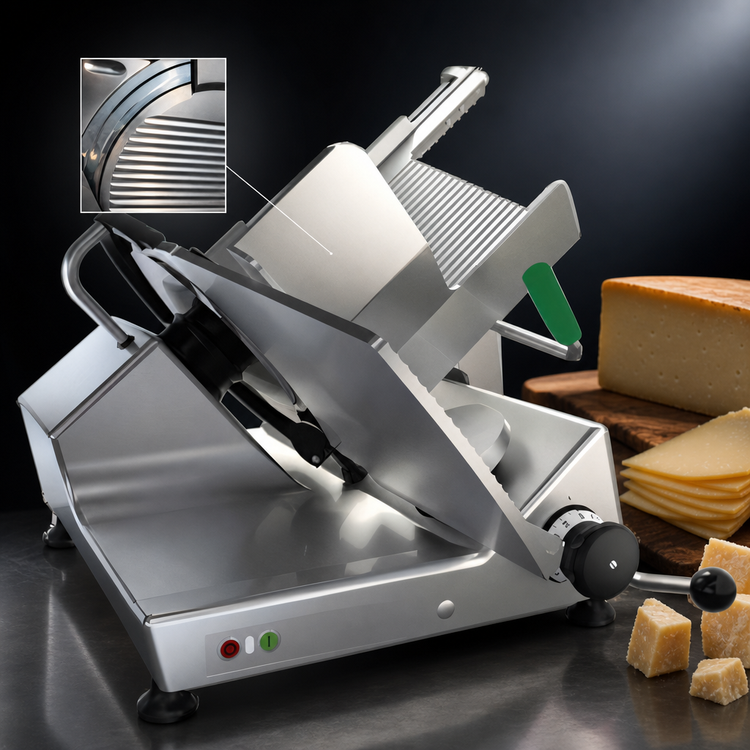 Product image #4 for Bizerba Manual Heavy-Duty Illuminated Safety Slicer with 13-Inch Grooved Cheese Blade