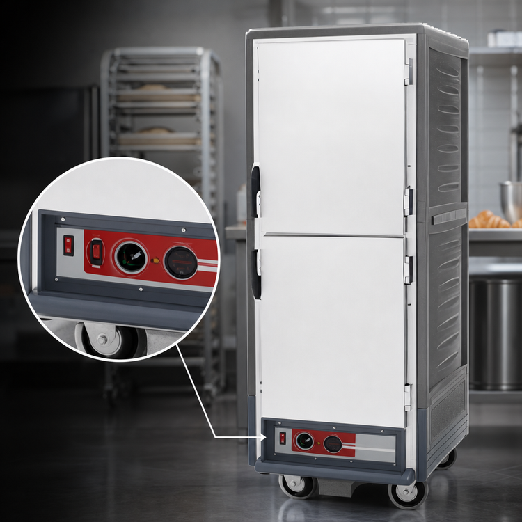 Product image #4 for Metro C5 3 Series Full-Height Moisture Heated Holding & Proofing Cabinet with Gray Insulation Armour and Dutch Doors