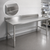 Thumbnail image #4 for John Boos Stallion 108-Inch x 36-Inch Stainless Steel Work Table with 5-Inch Backsplash and Safety Edge