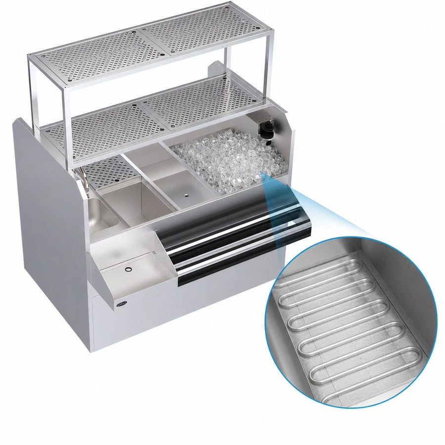 Built-In 10-Circuit Cold Plate