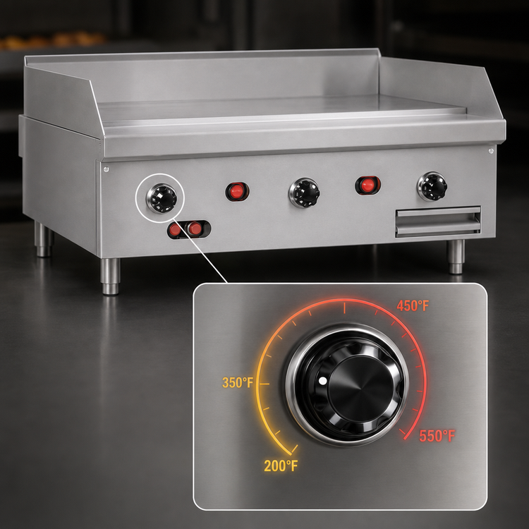 Product image #4 for Southbend Counterline Catering/Outdoor 18-Inch Countertop Gas Griddle with Thermostatic Controls