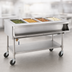 Thumbnail image #4 for Eagle Group Portable Sealed-Well Electric Hot Food Table with Open Base, 4 Wells, 66 x 32-1/4 x 34 Inches, 120V