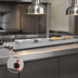 Thumbnail image #4 for KoolMore 60-Inch Commercial Countertop Warming Shelf, 304 Stainless Steel, Marine Edge
