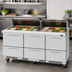 Thumbnail image #4 for Turbo Air PRO Series 72-5/8-Inch Three-Section Mega Top Sandwich/Salad Prep Table with 6 Drawers