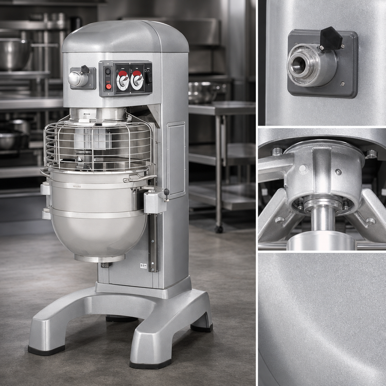 Product image #4 for Hobart HL600-1STD Legacy+ 60-Quart Heavy-Duty Floor Mixer with Standard Accessory Package