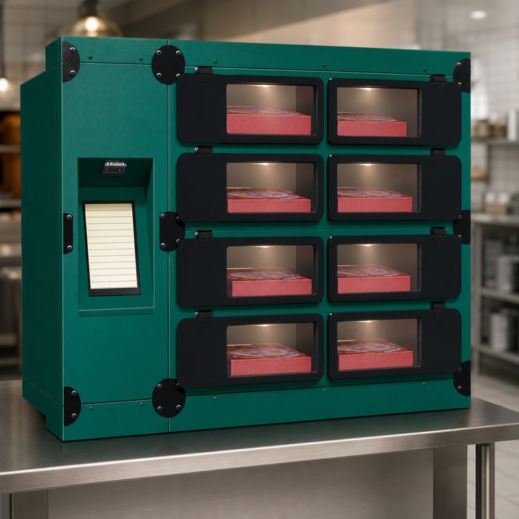 Product image #4 for Hatco Flav-R 2-Go Built-In Pizza Locker System, 8 Lockers, 120V
