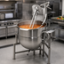 Thumbnail image #4 for Legion TWT-100 100-Gallon Direct Steam Tilting Kettle with Tri-Leg Frame