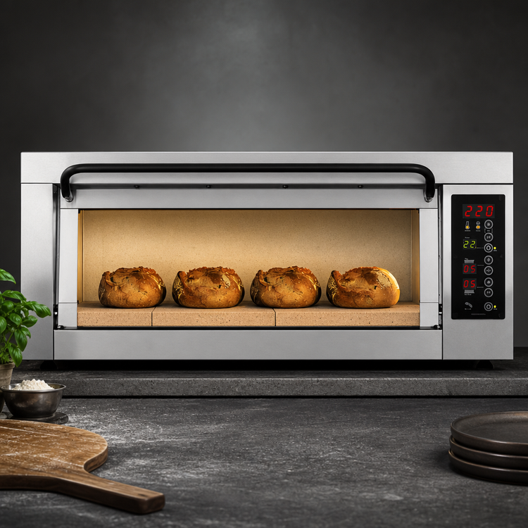 Product image #4 for PizzaMaster 400 Series Double-Width Countertop Electric Stone Hearth Pizza Oven