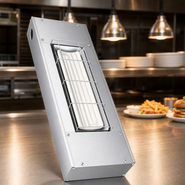 Product image #4 for Hatco Ultra-Glo® 24-Inch Unlighted Infrared Double Ceramic Strip Heater, 1.5 kW, Aluminum Housing