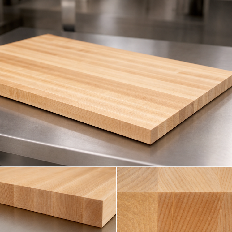 Product image #4 for Boos Block 72 Inch x 38 Inch Edge Grain Northern Hard Rock Maple Kitchen Countertop