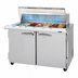 Thumbnail image #4 for Turbo Air PRO Series 48-Inch Mega Top Sandwich/Salad Prep Table with Clear Lid