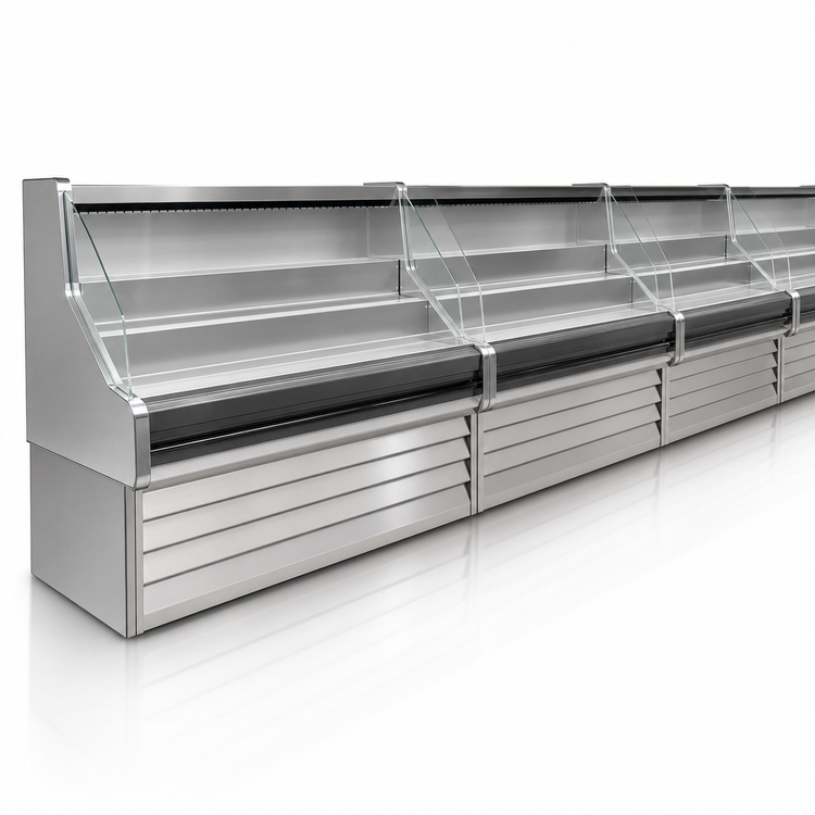 Product image #4 for Howard-McCray Ovation Series 30E Self-Contained Impulse Open Merchandiser, 39-Inch Wide, Stainless Steel, 44-Inch High