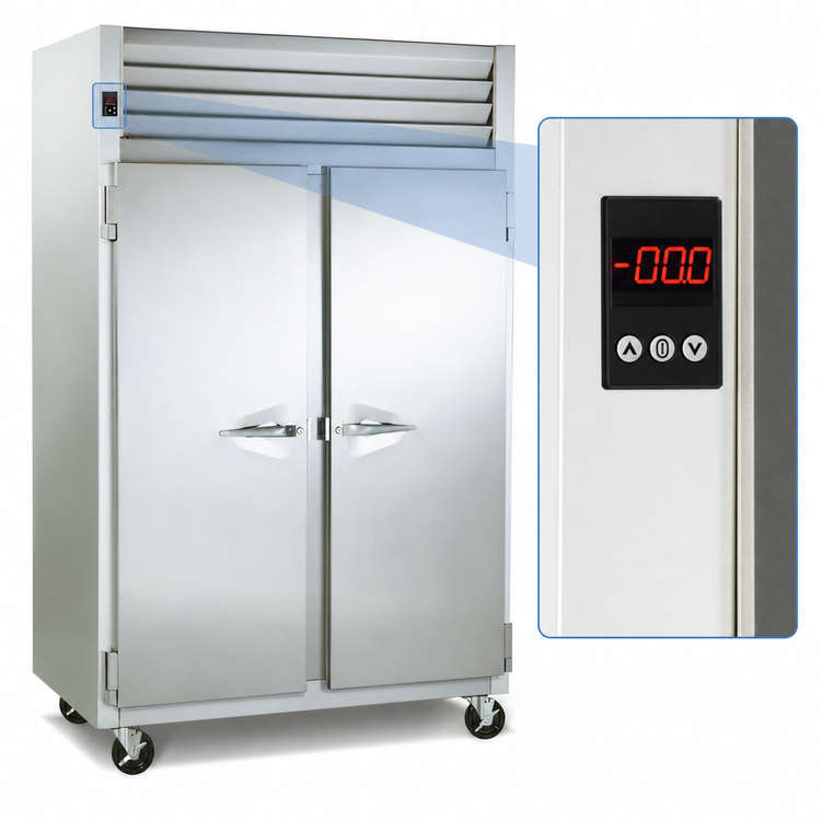 Product image #4 for Traulsen Dealer's Choice G22010 Two-Section Full-Height Solid Door Reach-In Freezer