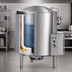 Thumbnail image #4 for Legion LGB-60 Stationary 60-Gallon Gas Self-Contained Kettle, 2/3 Jacketed