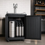 Thumbnail image #5 for Summit Commercial SBC635MTRIPLE Triple Tap Beer Kegerator, 5.6 Cu. Ft., Freestanding, 24-Inch Wide