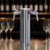 Thumbnail image #4 for Finnesse Countertop Air-Cooled Dual Faucet Wine Font, 4-Inch Diameter x 16-1/2-Inch H, Polished 304 Stainless Steel