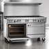 Thumbnail image #4 for Southbend Ultimate 60-Inch Gas Restaurant Range with 9 Open Burners, Standard Oven, and Cabinet Base