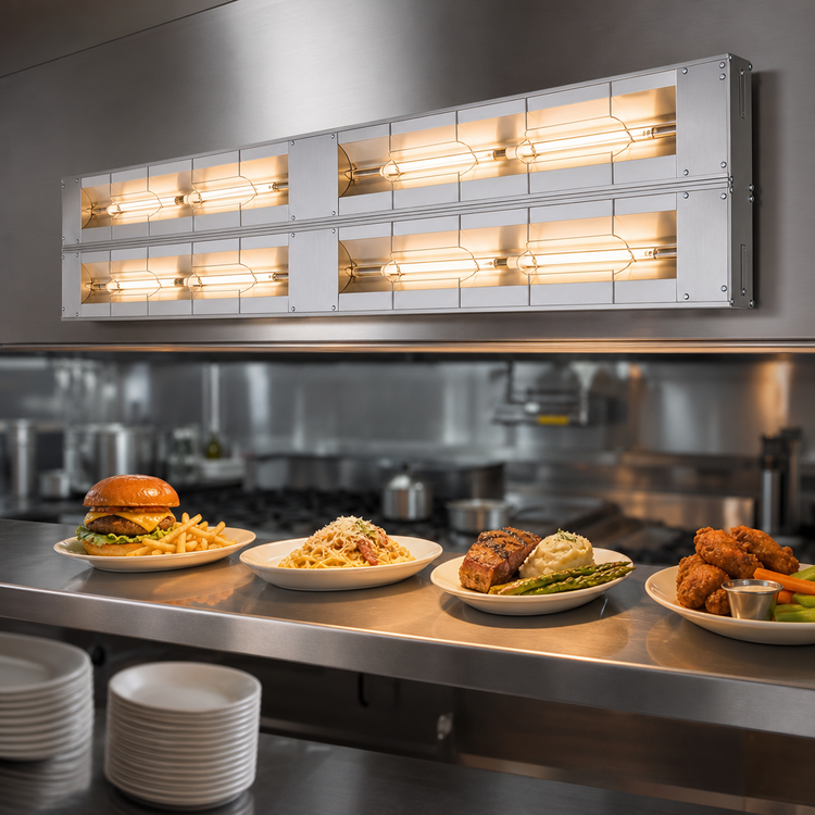 Product image #4 for Glo-Ray 42-Inch Double Lighted Infrared Strip Heater, Aluminum, 1530 Watts