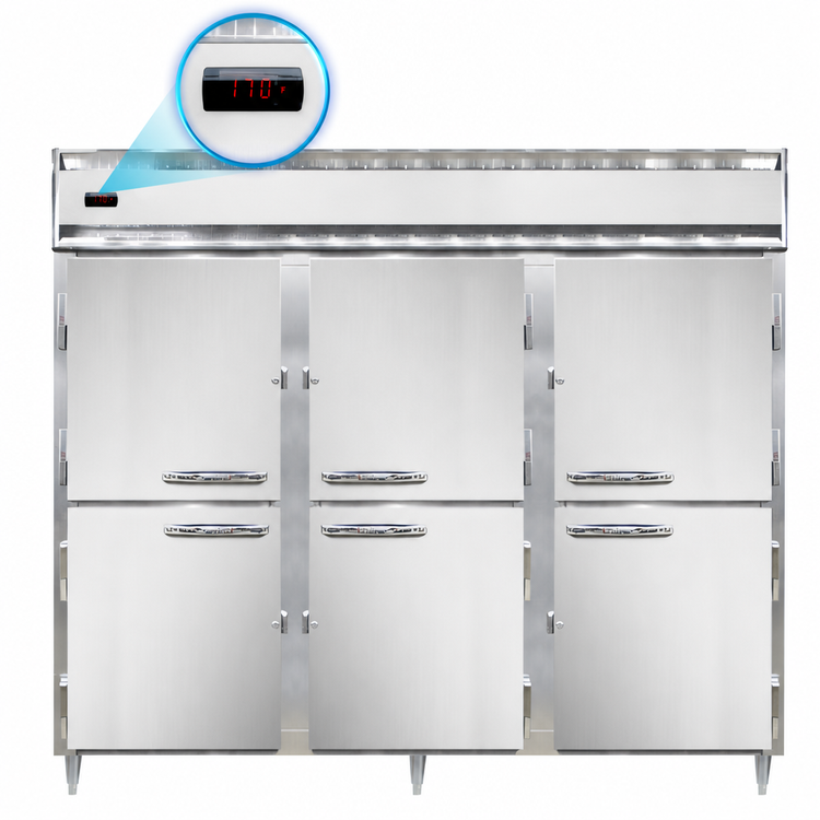 Product image #4 for Continental Refrigerator DL3WE-HD Designer Line Extra Wide Three-Section Heated Holding Cabinet