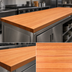 Thumbnail image #4 for Boos Block American Cherry Edge Grain Kitchen Countertop, 132 x 36 x 3 Inches, Varnique Finish