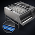Thumbnail image #4 for Advance Tabco Prestige 42 Inch Double Underbar Beverage Service Station with Pass-Thru Ice Bin, 10-Circuit Cold Plate and 2 Sinks
