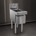 Thumbnail image #4 for Glastender Free-Standing Underbar Hand Sink Unit with Splash-Mount Faucet, Soap Dispenser and Towel Dispenser, 12