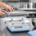 Thumbnail image #4 for Edlund BRAVO! BRV-320 20 lb Electronic Portion Scale with 7-Inch Square Stainless Steel Platform