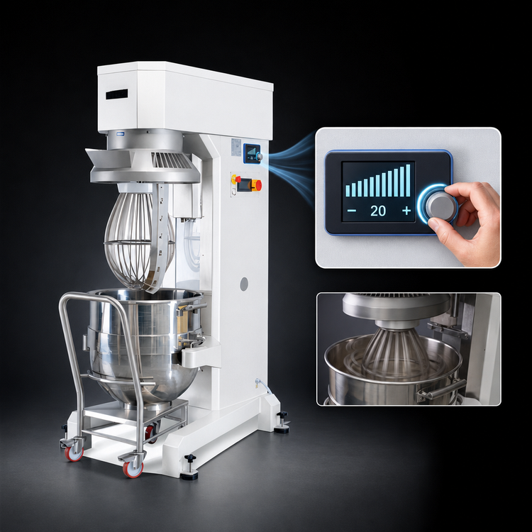 Product image #4 for Doyon BTL100 100-Quart Floor Model Planetary Mixer with Electric Bowl Lift