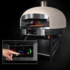 Thumbnail image #4 for Rosito Bisani Morello Forni PG110-CB Indoor Gas-Fired Round Pizza Oven, 43-Inch Cooking Diameter, Touchscreen Controls, Floor Model