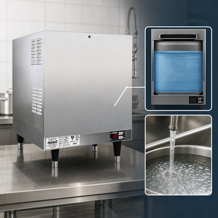 Product image #4 for Hubbell J1624 Electric Booster Heater with 16-Gallon Stainless Steel Storage Tank, 24 kW
