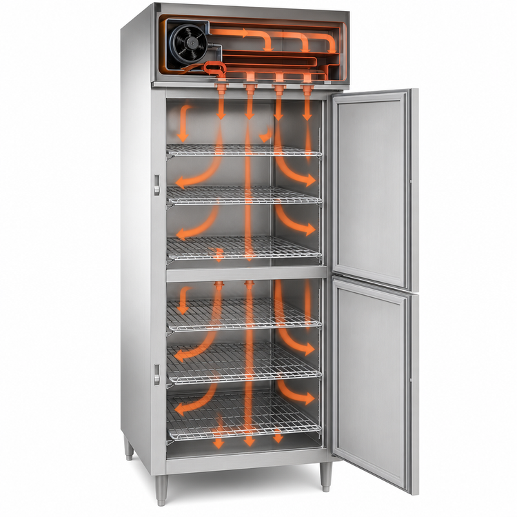 Product image #4 for Continental Refrigerator DL1WE-SA-HD Designer Line One-Section Extra-Wide Heated Holding Cabinet with Half Doors