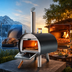 Thumbnail image #5 for Outdoor Round Wood-Fired Oven with Ceramic Deck