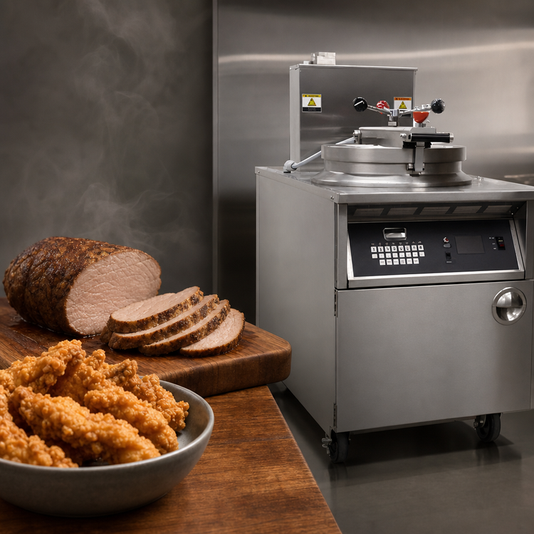 Product image #4 for BKI FKG-FC Extra Large Volume Gas Pressure Fryer with Touchpad Controls