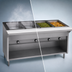 Thumbnail image #4 for Spec-Master HT4CB-240-3 4-Well Electric Hot Food Table with Enclosed Base and Cutting Board
