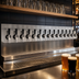 Thumbnail image #4 for Krowne 42-Inch Wall-Mount Glycol-Cooled Draft Beer Tower, 14 Faucet Capacity