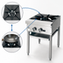 Thumbnail image #4 for Supreme 18-Inch Single-Section Stock Pot Range with Two-Ring Burner