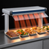 Thumbnail image #4 for Hatco Glo-Ray Designer Dual Infrared Strip Heater, 87.5-Inch Wide, 6-Inch Spacing, High-Wattage, Aluminum, 4.1 kW, 14-Inch Stands