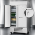 Thumbnail image #5 for Beverage-Air Horizon Series Two-Section Solid Door Reach-In Refrigerator, 35 Cu. Ft., Bottom Mount
