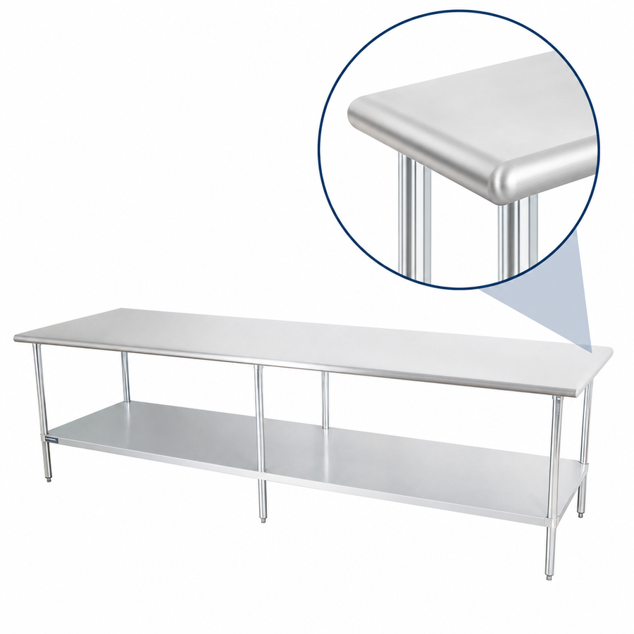 Rounded Front and Rear Edges