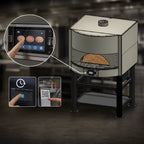Thumbnail image #4 for Marra Forni MS42-31G Square Gas-Fired Brick Pizza Oven with Stand, 42 x 31-Inch Deck, Programmable Touchscreen