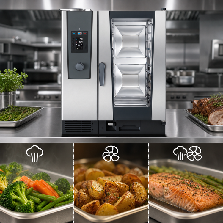 Product image #4 for RATIONAL iCombi Classic 10-Half Size Electric Combi Oven, 480V, 3-Phase