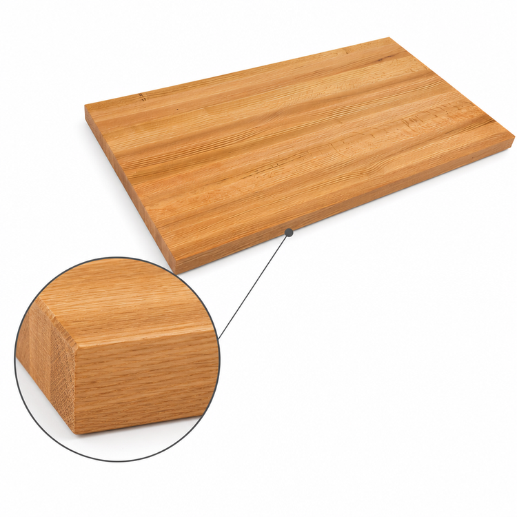 Product image #4 for John Boos Appalachian Red Oak Edge Grain Island Countertop, 48 x 42 x 1-1/2 Inch