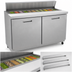Thumbnail image #5 for Kelvinator Commercial Two-Section Refrigerated Sandwich/Salad Prep Table, 61-1/4 Inch, 16 x 1/6 Pan Capacity