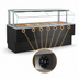 Thumbnail image #4 for Structural Concepts Grocerant Self-Service Heated Food Bar, 95 Inch Wide, Full-Size 6D Pan Wells, Slanted Glass Front