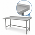 Thumbnail image #4 for Advance Tabco 84 Inch x 30 Inch Open Base Stainless Steel Work Table with 1-1/2 Inch Rear Up-Turn