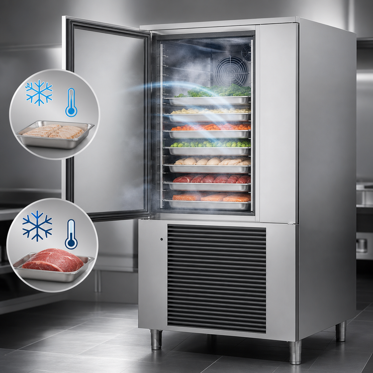 Product image #4 for Victory Refrigeration HI5-12-200U Multi-Function Reach-In Blast Chiller/Freezer Cabinet, 12-Pan, 200 lb, Self-Contained