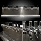 Thumbnail image #4 for Perlick Corporation 4076BK32 96-Inch Wall-Mount Glycol-Cooled Draft Beer Dispensing Tower, Stainless Steel, 32 Faucets
